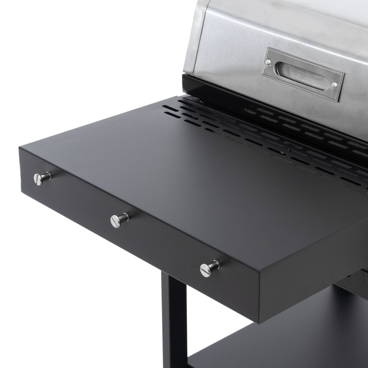 2+2 Gas Grill and Griddle Combo, Stainless Steel, 466 Sq. In.