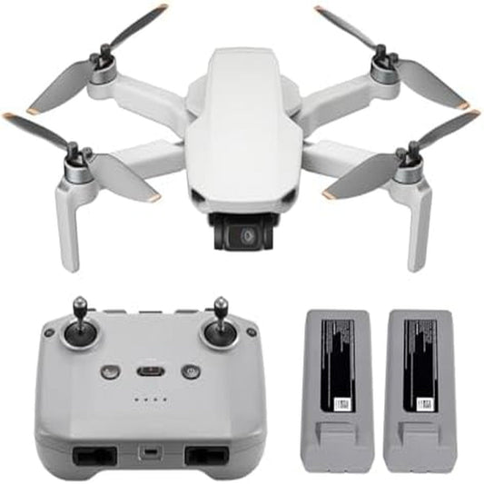 Mini Drone Combo with 2 Batteries, 4K/30Fps Video, 32800Ft FPV Transmission, Easy to Fly, 3 Aixs Gimbal, 62-Min Flight, under 249G Portable Drone for Beginners