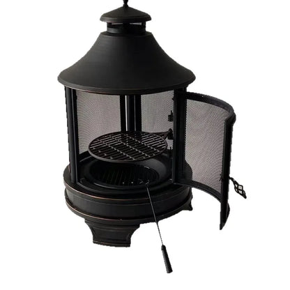 Portable Charcoal Grill and Firewood Cooking Stove, 37 kg